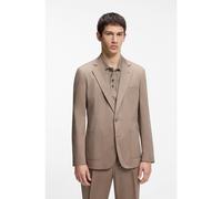 HUGO Giubbotto slim fit in cotone elasticizzato - Style Hanfred262X, 50559113 Marrone chiaro 56