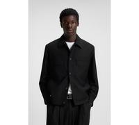 HUGO Giubbotto slim fit in twill di misto lana - Style Juliano243F1, 50547219 Nero 50