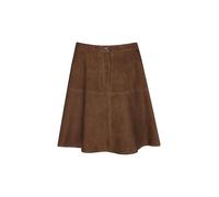 HUGO Gonna in pelle scamosciata dalla linea svasata - Style Laketta, 50563078 Marrone XS