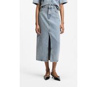 HUGO Gonna regular fit in denim rigido a righe - Style Gatje_4, 50568239 Celeste XS