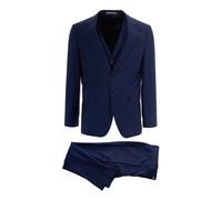 BOSS Abito tre pezzi slim fit in lana vergine - Style H-Houston-3Pcs-262, 50561836 Blu scuro 52