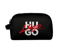 Hugo Handwritten Borsa da toilette 24 cm nero