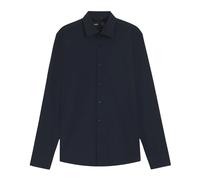 BOSS Camicia slim fit in popeline di cotone elasticizzato facile da stirare - Style H-HANK-kent-C1-214, 50469345 Blu scuro 44