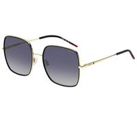 Hugo Boss Donna HG 1293/S RHL/9O Occhiali da sole Metallo Oro Grigio Squadrata Sfumato