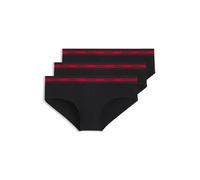 HUGO Slip rosso / nero, Taglia XL
