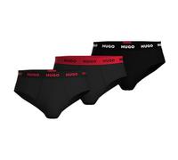 Hugo Hipbrief 10268005 - Confezione Tripla da Uomo, Black 005, XL