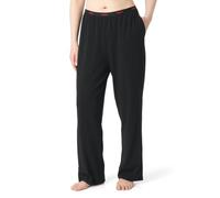HUGO Pantaloni del pigiama in cotone elasticizzato con elastico in vita con logo - Style HUGO ID PANTS, 50555624 Nero M