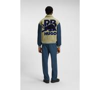 HUGO HUGO x RB Giacca regular fit stile varsity con grafica toro - Style Blaine_RB, 50549448 Blu / Beige M