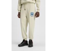 HUGO HUGO x RB Pantaloni della tuta in terry di cotone con grafica del toro - Style Doverlopan_RB, 50549309 Beige chiaro XXL