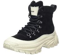 HUGO Jace Laceupb-smix - Abito da Donna, Nero, 37 EU
