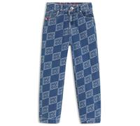HUGO Jeans blu bambini con jacquard a logo sovrapposto - Style G01037/Z2506A, G01037 A disegni 102