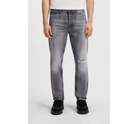 HUGO Jeans con fit affusolato in denim strappato grigio - Style HUGO 634, 50542703 Grigio 33/34