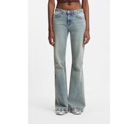 HUGO Jeans con gamba svasata in denim blu tinta - Style Gelissa_B, 50553071 Celeste 29/32