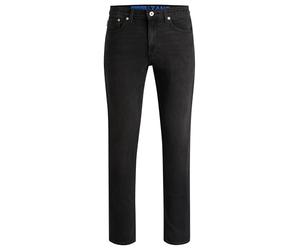 Hugo Jeans da Uomo Zane Blu Extra Slim Fit in Denim Elasticizzato, Grigio Scuro, W38 / L34