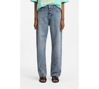 HUGO Jeans dalla vestibilità comoda in denim blu con patta a vista - Style Leni_8_B, 50559617 Celeste 26/30