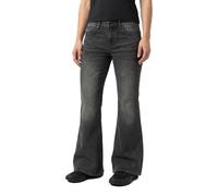 HUGO Jeans bootcut a vita media in mix di cotone a righe sottili - Style Gelissa_3_B, 50568482 Nero a motivi 26/32
