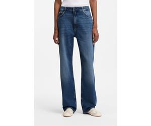 HUGO Jeans lunghi straight fit in denim elasticizzato blu - Style Elyah_B, 50520615 Blu 25/32
