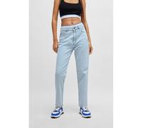 HUGO Jeans mom in denim elasticizzato acquamarina - Style Noe_B, 50520613 Celeste 26/30