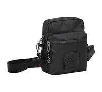 HUGO Jhin_NS, Zip Reporter Crossbody Bag Uomo, Nero, Taglia Unica