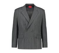 Hugo - Karlo Herringbone Double Breasted Blazer - - Jackets - Uomo - Grigio - S