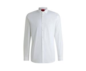 Hugo - Kenno Long Sleeve Shirt - - Shirts - Uomo - Bianco - XL