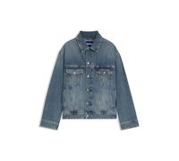 HUGO Kirkby Jeans_Jacket_L, Blu Acceso, S Uomo
