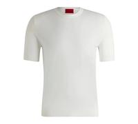 Hugo, ,Knitwear ,Uomo ,Bianco ,S Viscose-blend Sweater