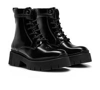 HUGO, Kris LaceBootie-BR_N Donna, Nero, 41 EU