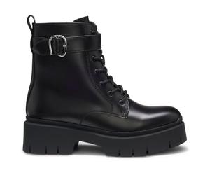 HUGO Kris_luboot_Brom, Stivaletti Donna, Nero, 37 EU