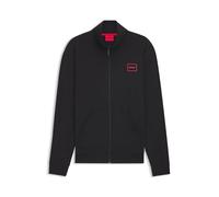 HUGO Laze Zip Jacket Loungewear_Giacca, Black1, L Uomo