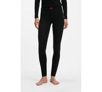 HUGO Leggings slim fit con etichetta con logo tessuta rossa - Style THERMAL LEGGINGS, 50570568 Nero S