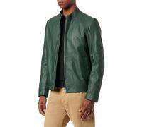 HUGO Lokis Giacchetta di Pelle, Dark Green302, XXL Uomo
