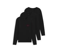 Maglia HUGO Triplet manica lunga nero (3 unità) - M