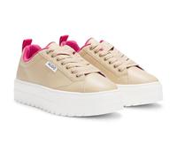 HUGO Lyssa_Tenn_flt - Scarpe da Ginnastica, Open Beige,