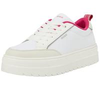 HUGO Lyssa_Tenn_nysdpu, Scarpe da Ginnastica Donna, Open White, 41 EU