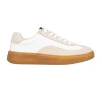 HUGO Sneakers low-top con profili in pelle scamosciata - Style Lyzz_Tenn_bpsd, 50552700 Bianco 36