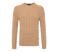 BOSS Maglione a trecce in lana e cashmere - Style H-Hetico, 50549975 Beige L