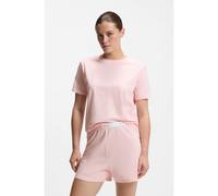 HUGO Maglia del pigiama dal taglio rilassato in cotone elasticizzato - Style HUGO ID T-SHIRT, 50555634 Rosa chiaro L