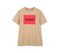 HUGO T-shirt per bambini in cotone con logo - Style G00572/09B04A, G00572 Beige 102