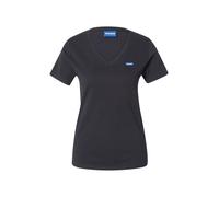 HUGO Maglietta 'Classic' blu / nero Donna HUGO XL