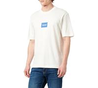 Hugo Nayonix 10258299 Blue Short Sleeve T-shirt Bianco 2XL Uomo