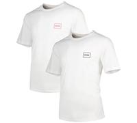 HUGO Maglietta da uomo double pack, Bianco 100, L