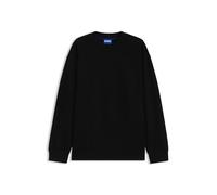 HUGO T-shirt in misto cotone con lavorazione a nido d'ape - Style Nuwolo, 50534454 Nero XS