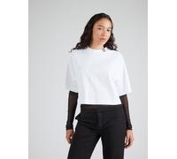 HUGO T-shirt corta relaxed fit in jersey di cotone con logo scomposto - Style Damelody, 50520187 Bianco L