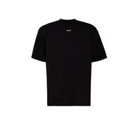 T-shirt HUGO Relaxed Fit Cotton manica corta nero bianco - XS