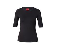 HUGO Maglietta 'Darnelia' nero / bianco Donna HUGO M nero / bianco