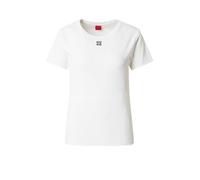 HUGO Maglietta 'Deloris' nero / bianco, Taglia XS