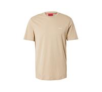 HUGO Uomo Maglietta con logo Dero222, Beige