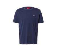 Hugo T-shirt Uomo Dero222 in jersey di cotone con logo stampato Blu scuro XL
