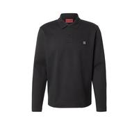 HUGO Polo in misto cotone con logo scomposto - Style Dinote, 50553441 Nero XXL